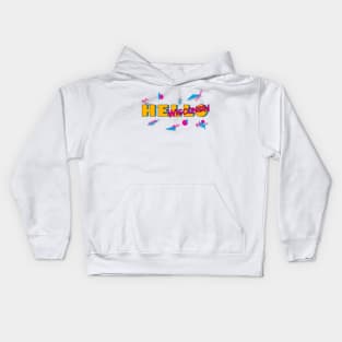 Hello Wisconsin 90s Kids Hoodie